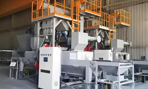 0907金属件自动喷砂除锈线如何选