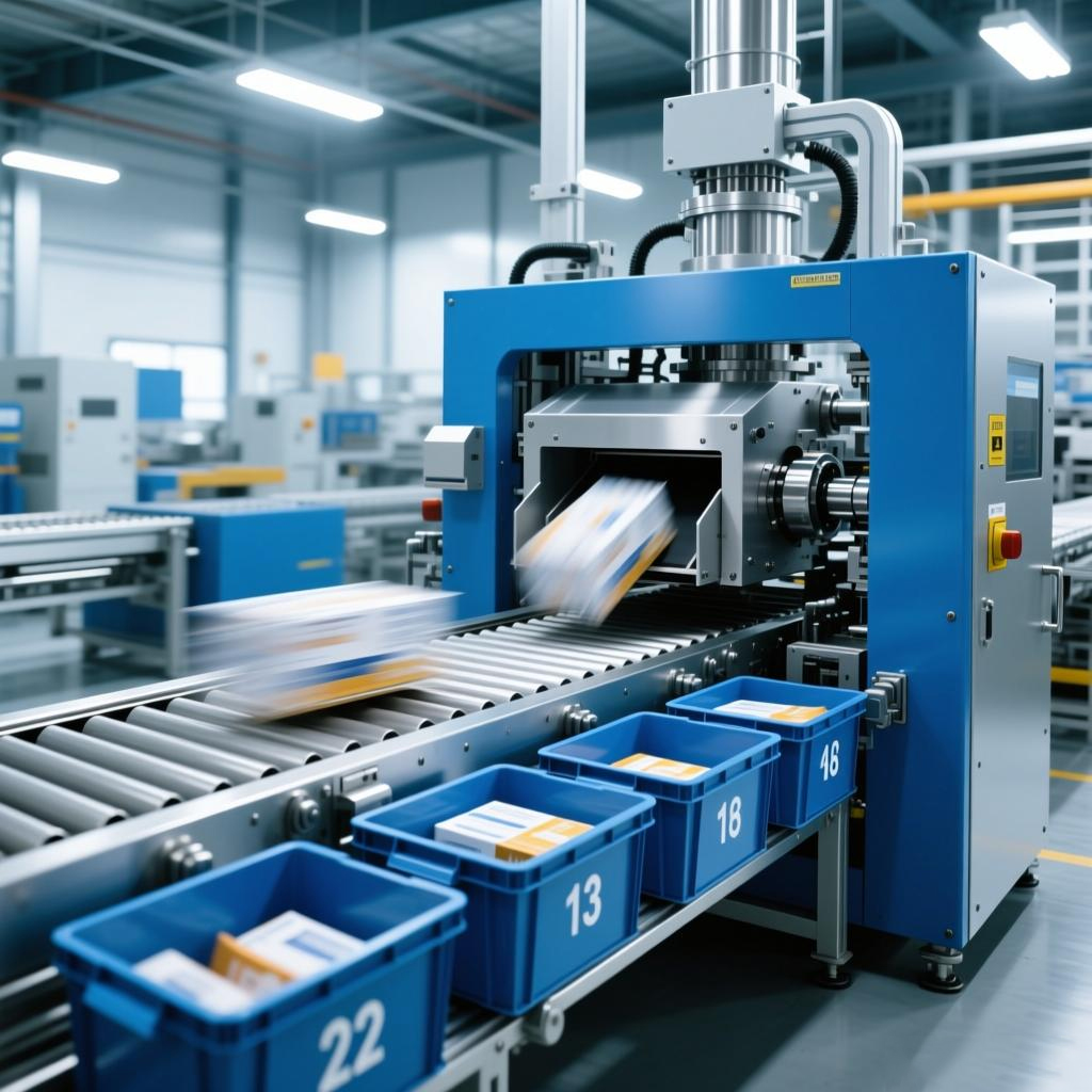 流水线高速自动分拣设备非标机械定制3