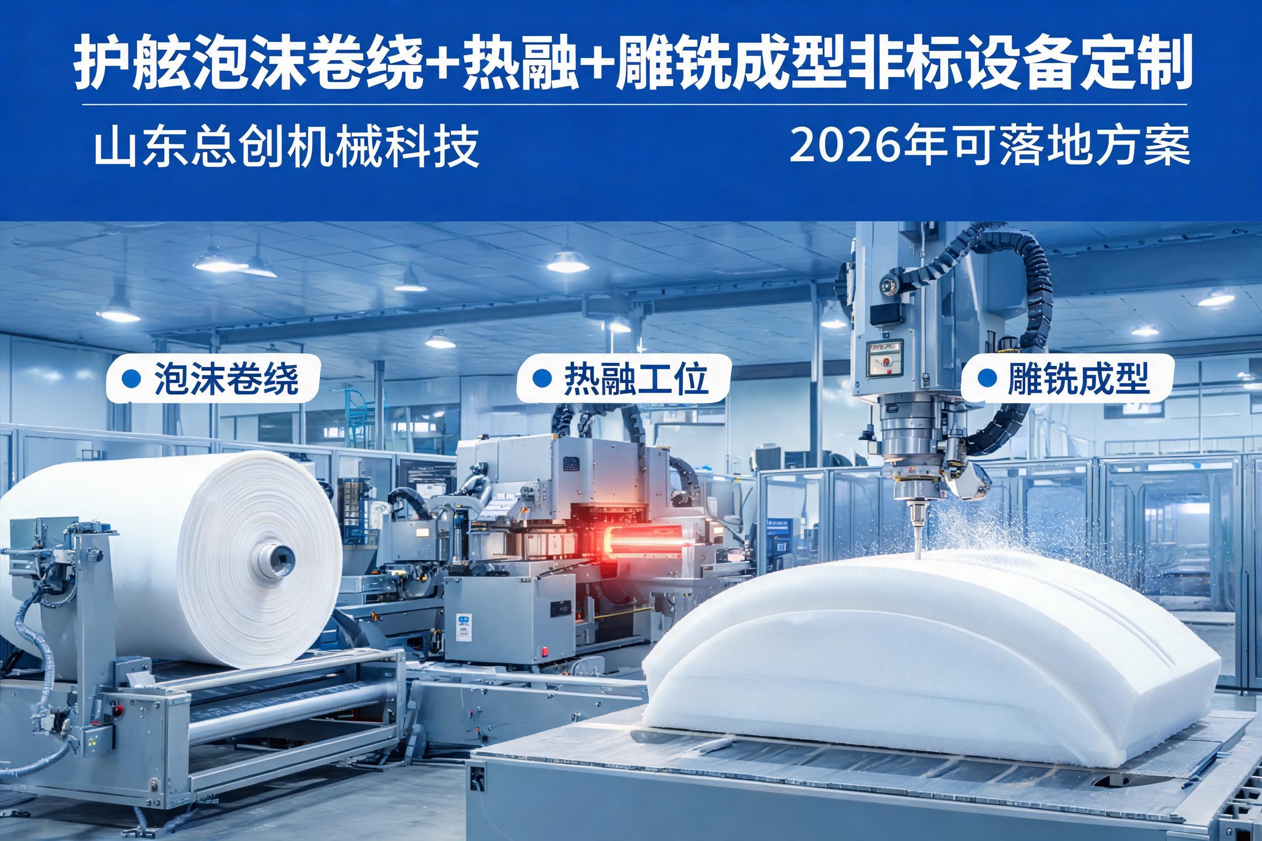护舷泡沫卷绕+热融+雕铣成型非标设备定制-2026年可落地方案